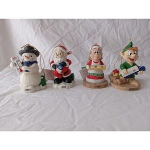 Vintage 2003 Marathon Ornaments Lot Of 4